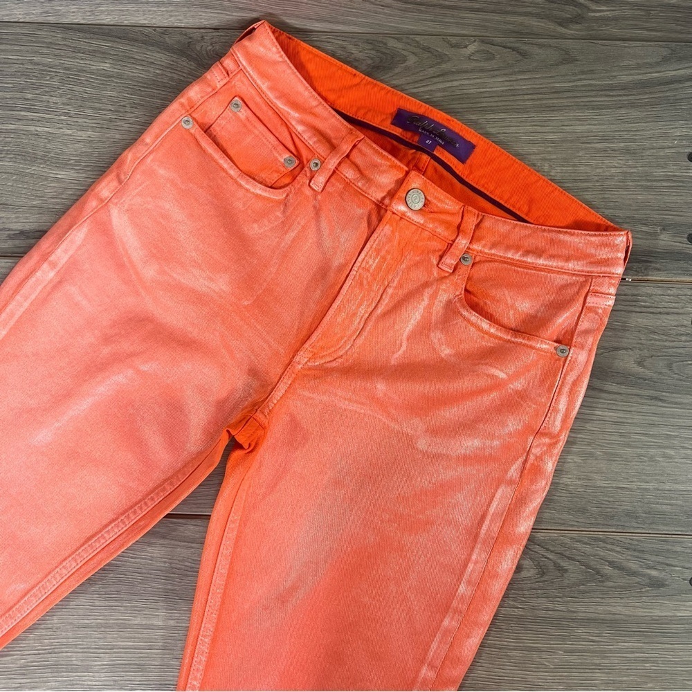Ralph Lauren Purple Label Men's Slim Fit Metallic Jeans Size 27